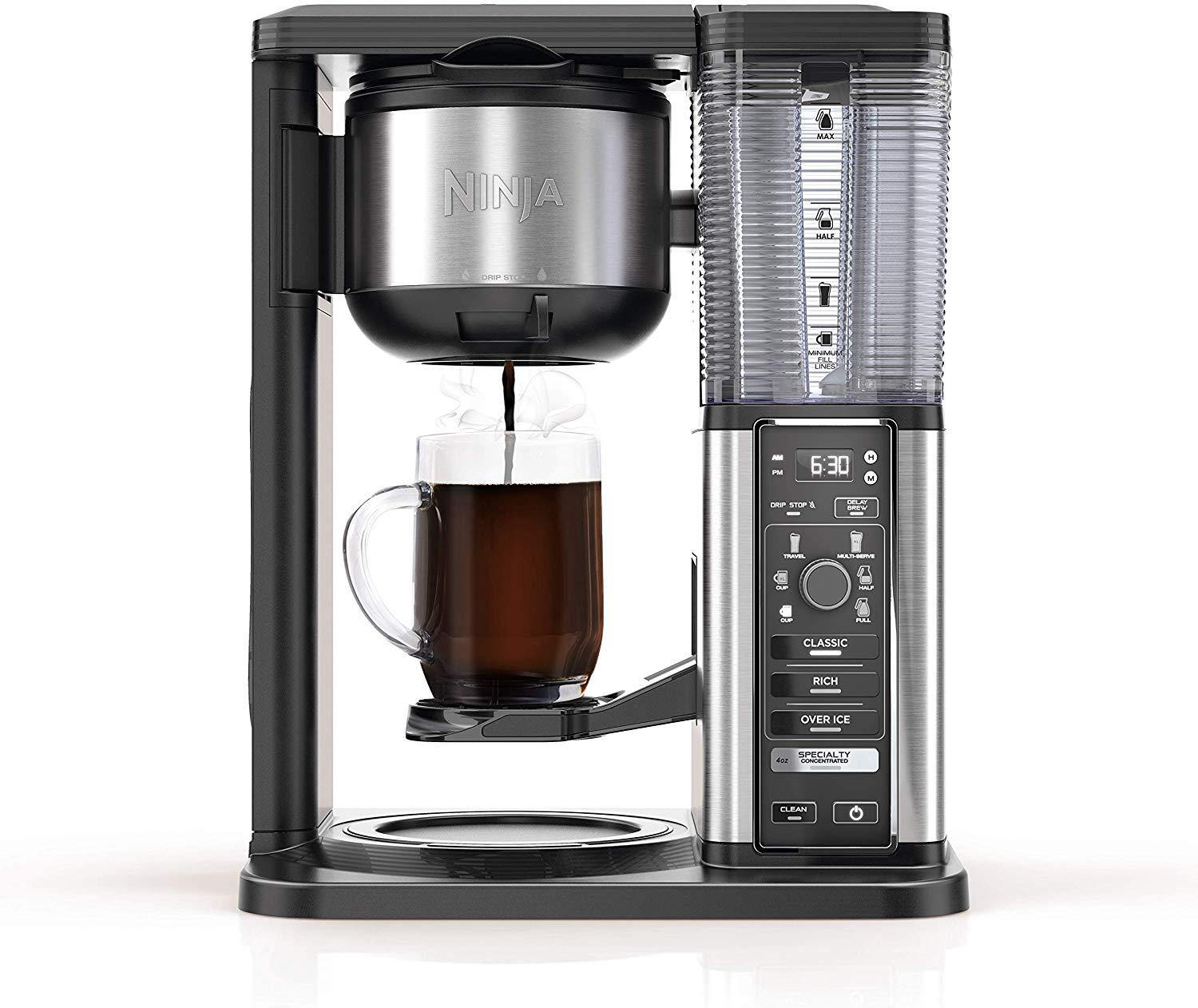 Ninja PB040 Pods & Grounds Single-Serve Coffee Maker, Black